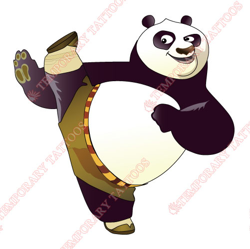 Kung Fu Panda Customize Temporary Tattoos Stickers NO.3370